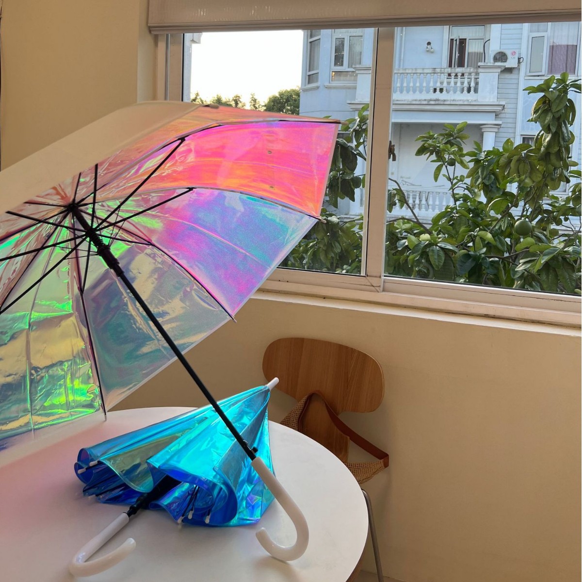 Holographic Clear Umbrella 4