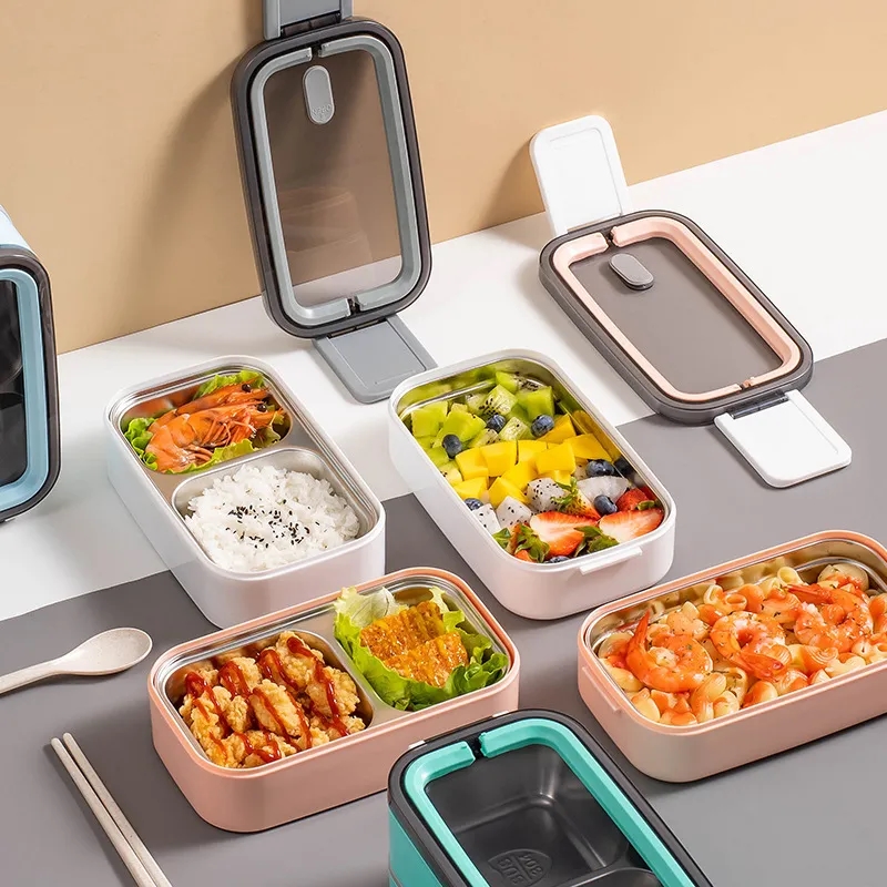 Double Stainless Steel Insulated Bento Box 6