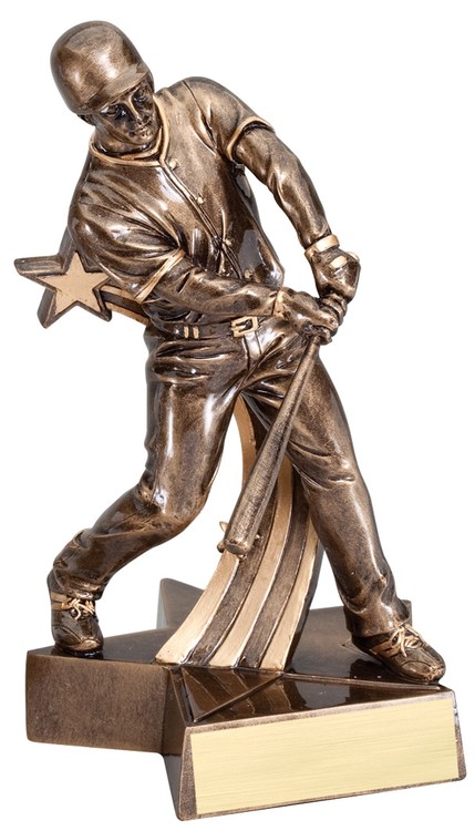 6 1/2" Tall Baseball Male Superstar Resin Award 4