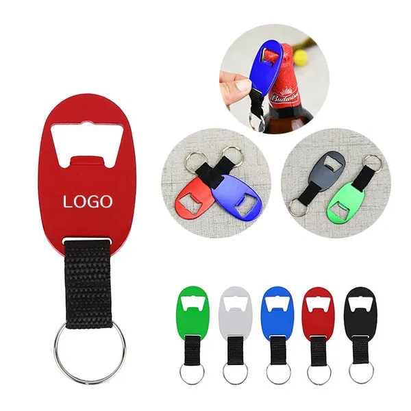 Aluminum Oval Keychain Bottle Opener 6