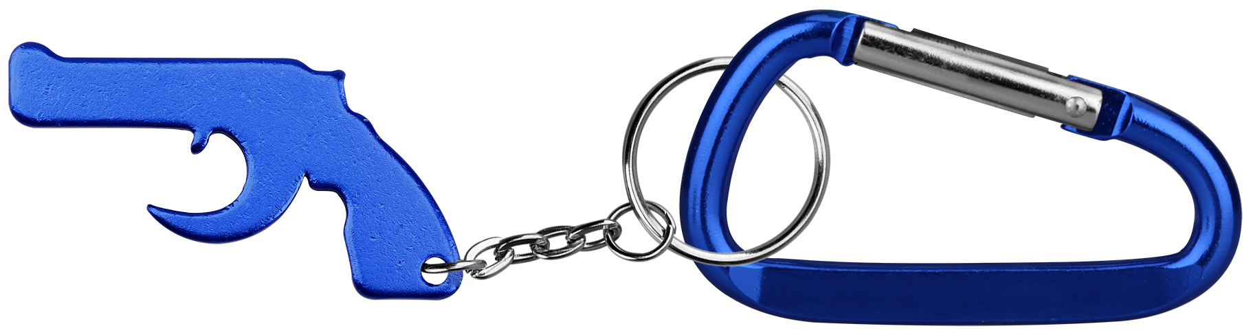 Gun Shape Bottle Opener Key Chain & carabineer 5