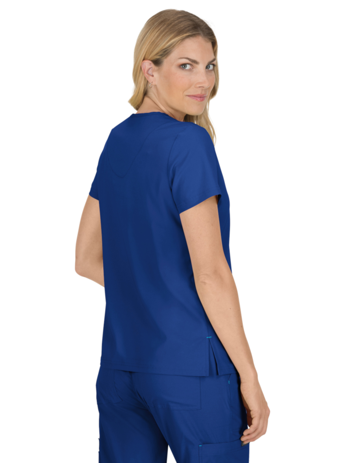 koi - Basics - Women's Four-Pocket Stretch V-Neck Becca Top 95
