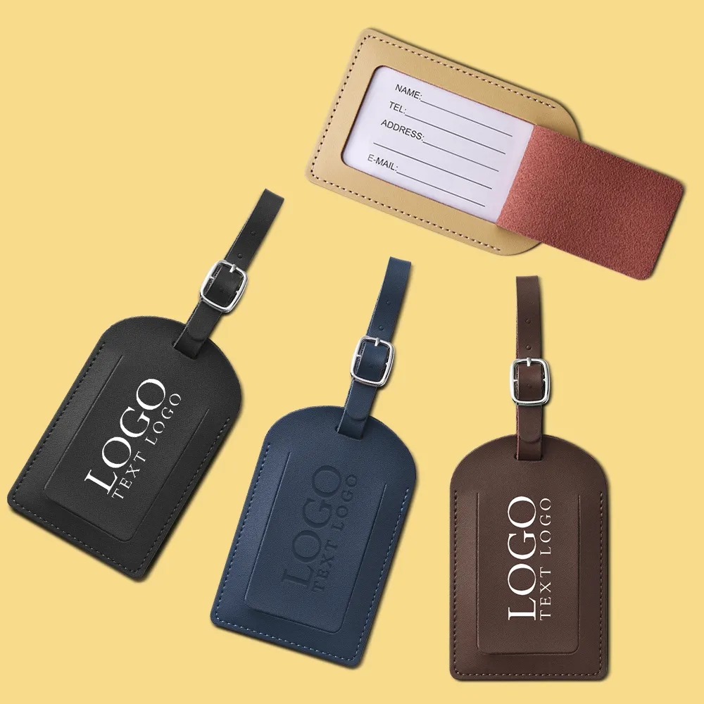 Business Genuine Leather Luggage tags