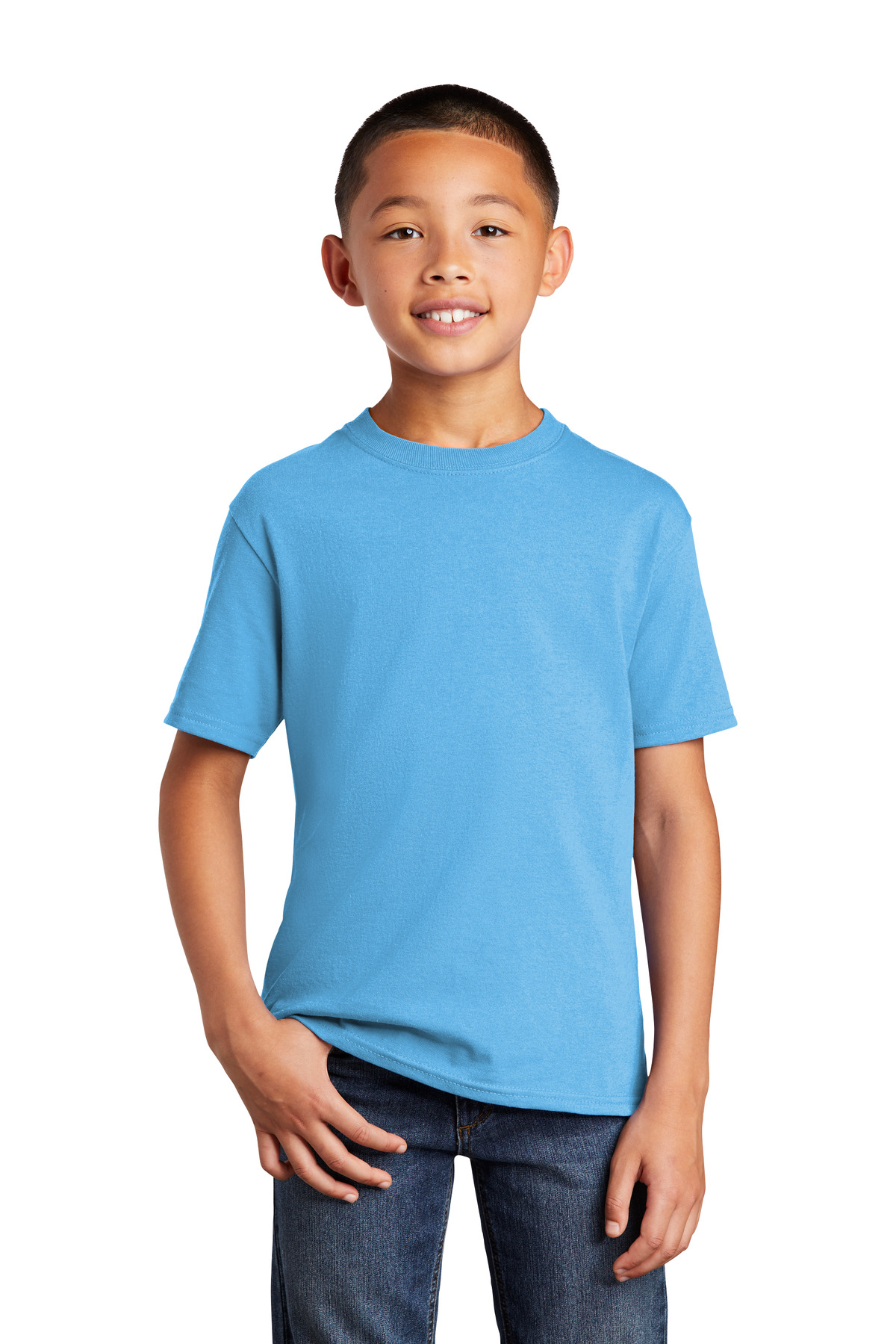 Port & Company® Youth Core Cotton DTG Tee 7