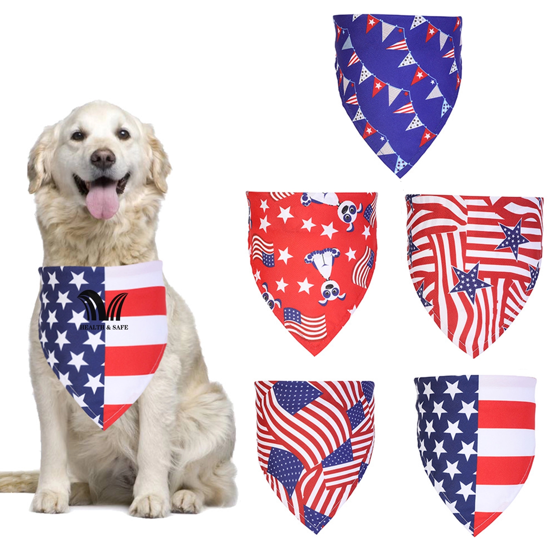 Dog Bandana Square Cat Scarfs Puppy Accessories Aring Pet 7