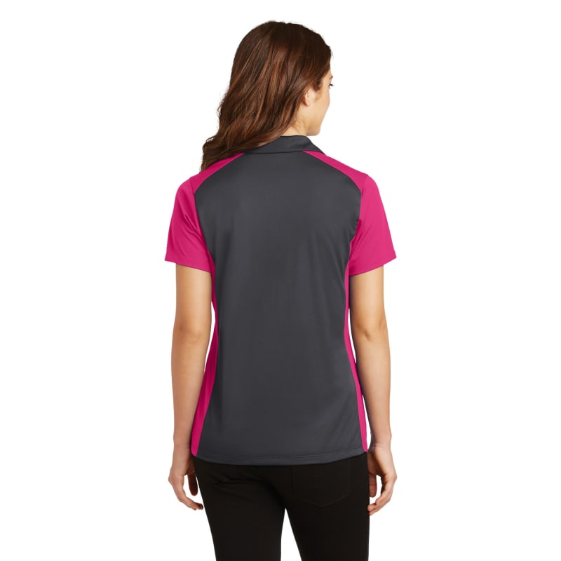 Sport-Tek Women's Colorblock Micropique Sport-Wick Polo. 13