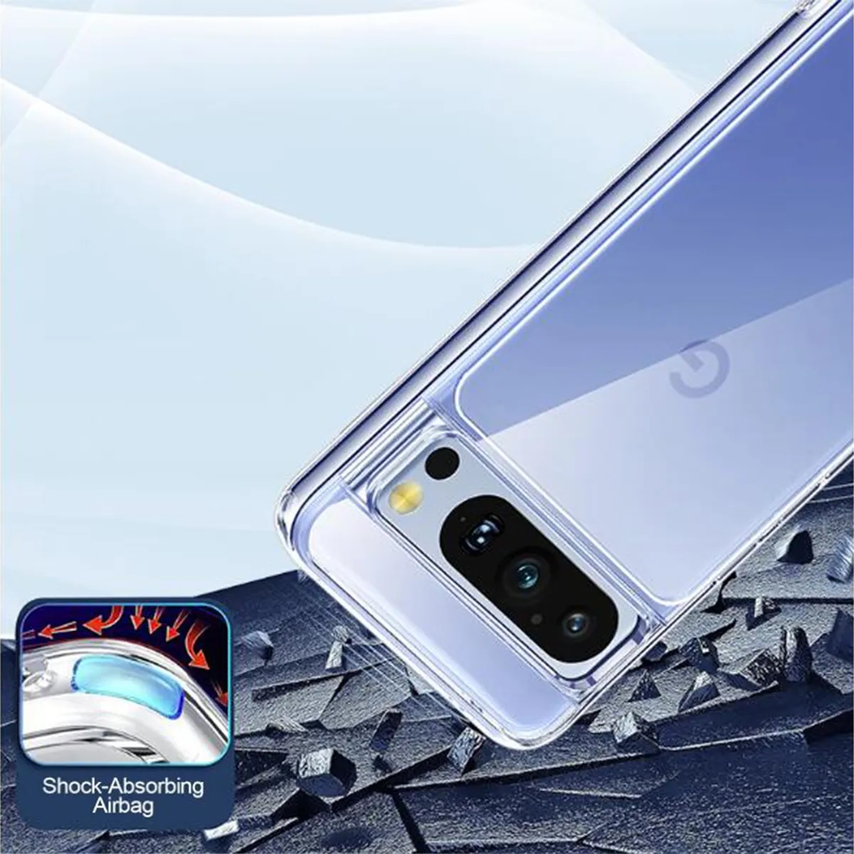 Google Pixel 8 / 8 Pro Shockproof Protective Case Clear 3