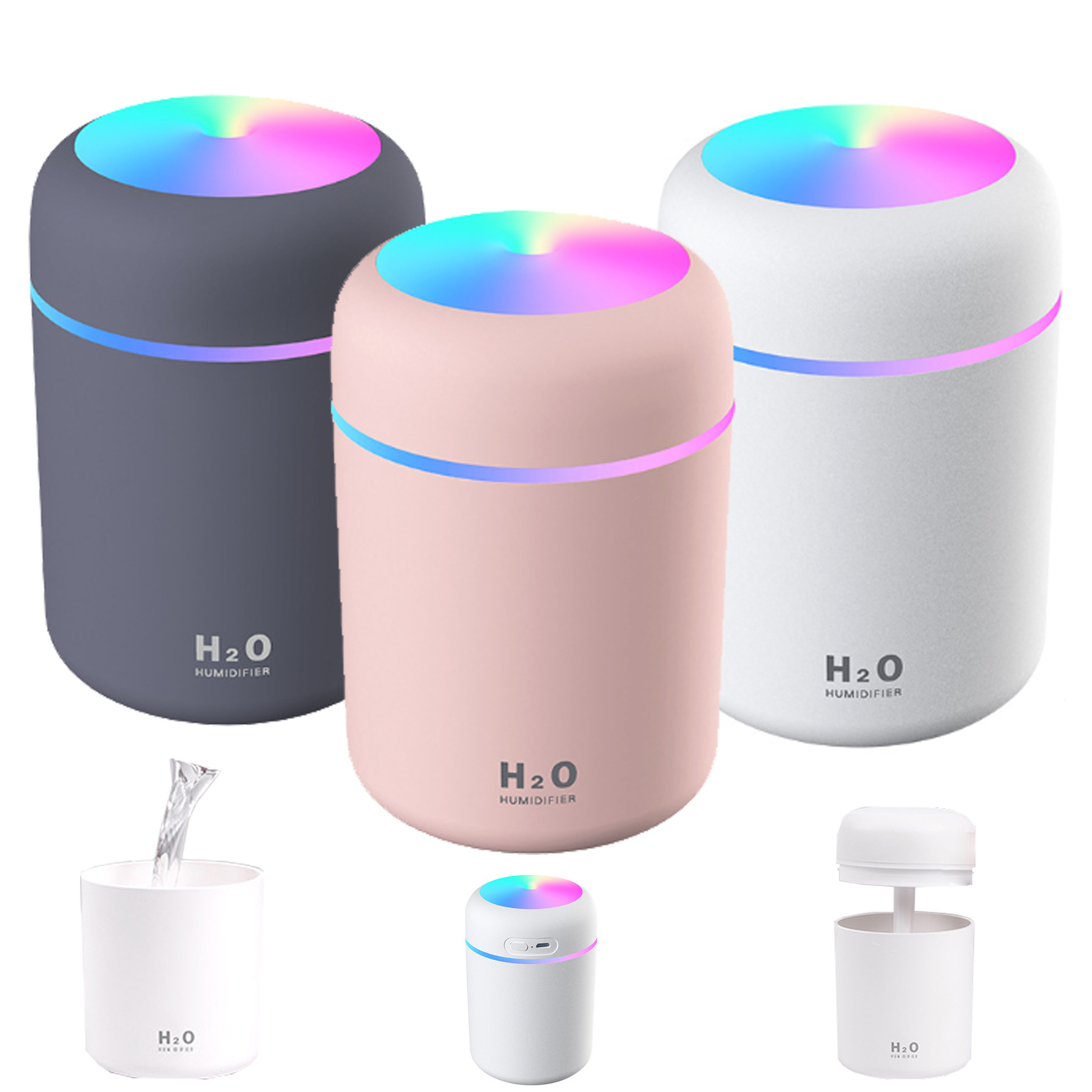 Colorful Cool Air Mini Humidifier 1