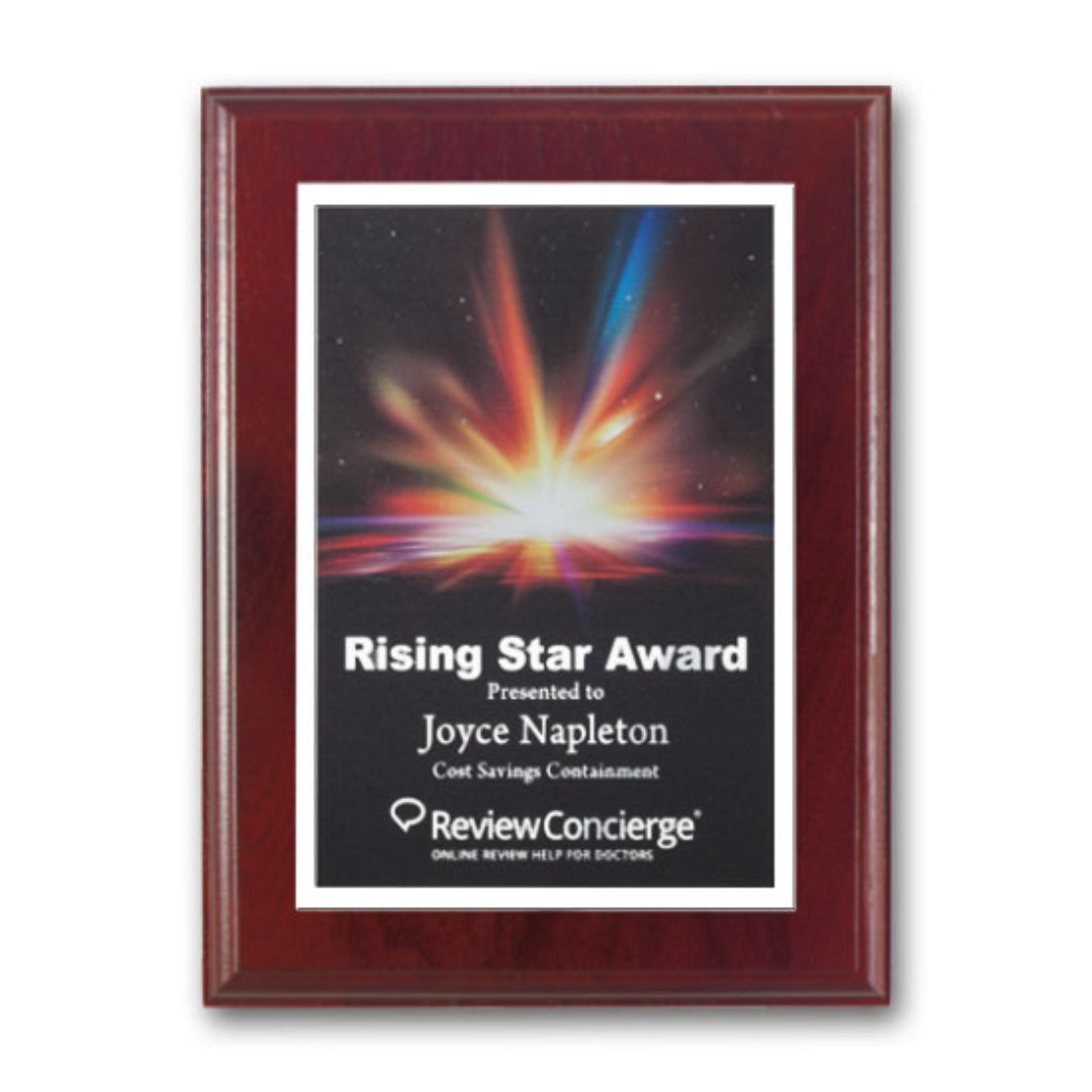 SpectraPrint™ Plaque - Mahogany White 7