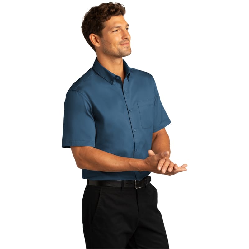 Port Authority Short Sleeve SuperPro React Twill Shirt. 16