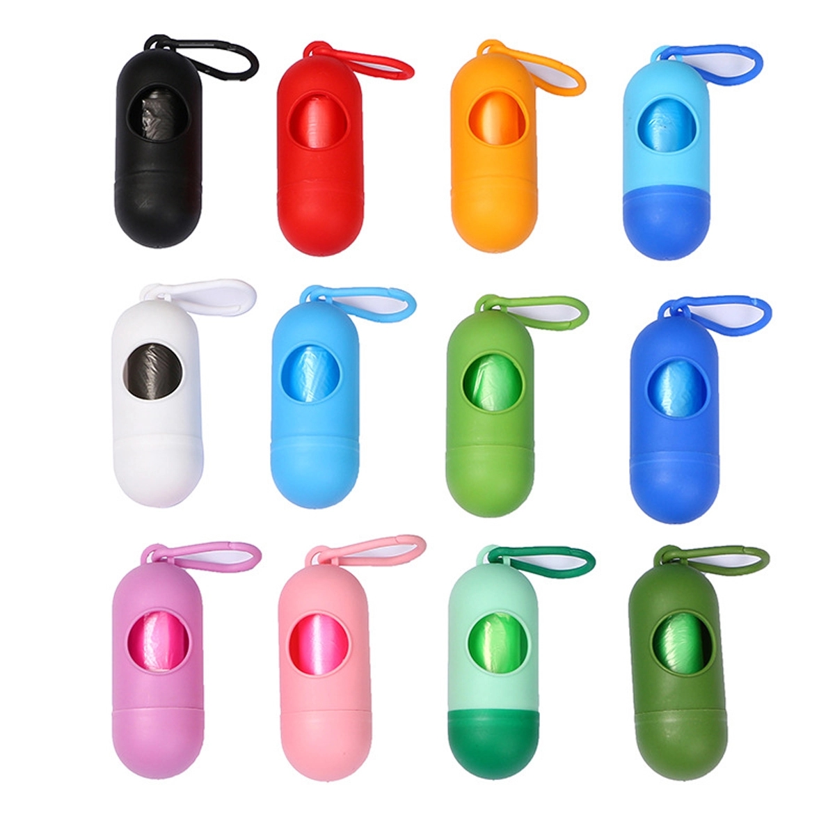 Pet Trash Bag With Capsule Keychain 2