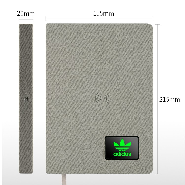 A5 Dairy Notebook With 10000Mah Wireless Charge Power Bank Notebook 4