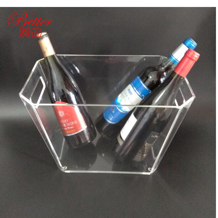 12L High-capacity Acrylic LED Lighted Ice Bucket / Handling Hole 6