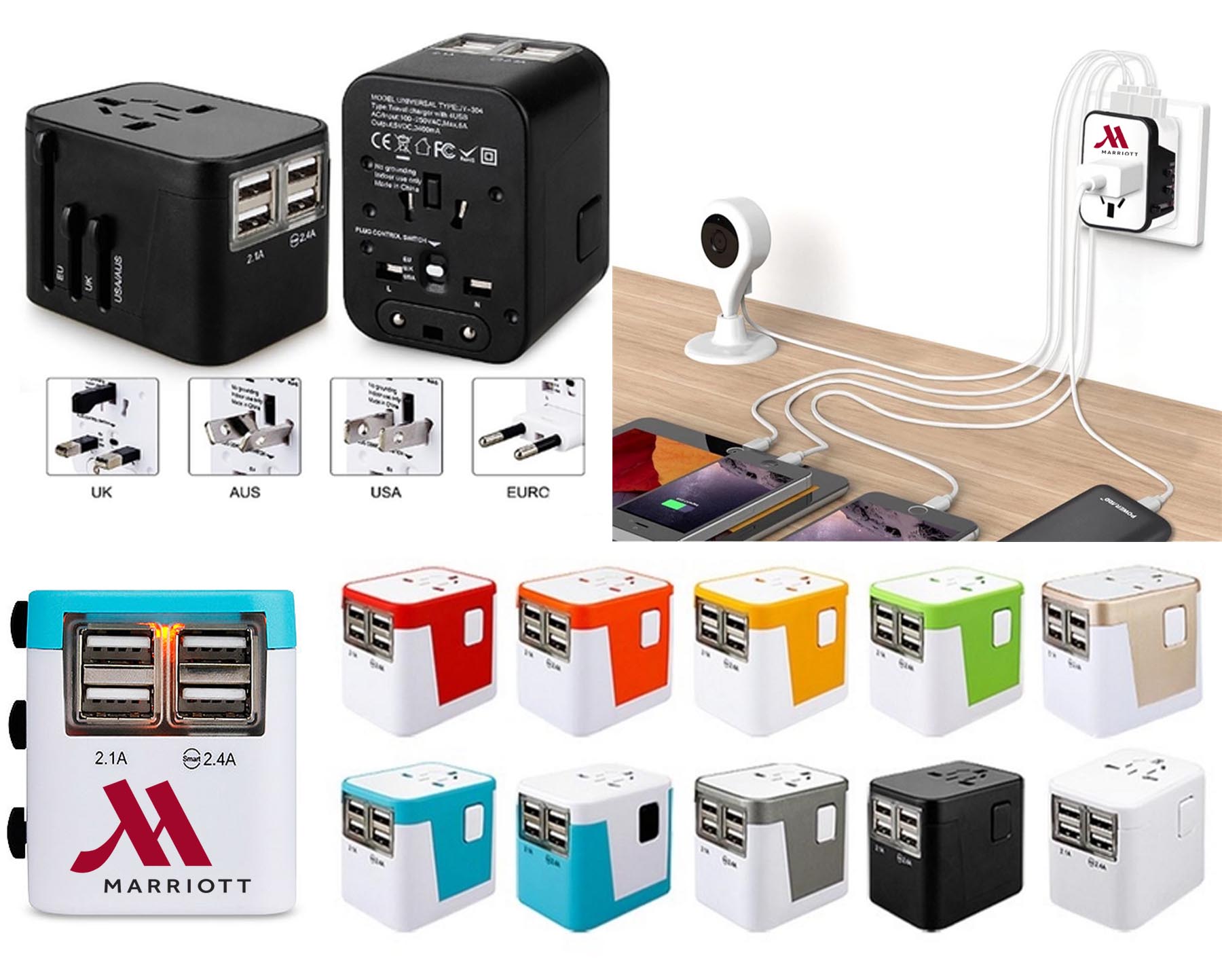 iBank ® Universal Travel Adapter, International Power Adapter 2