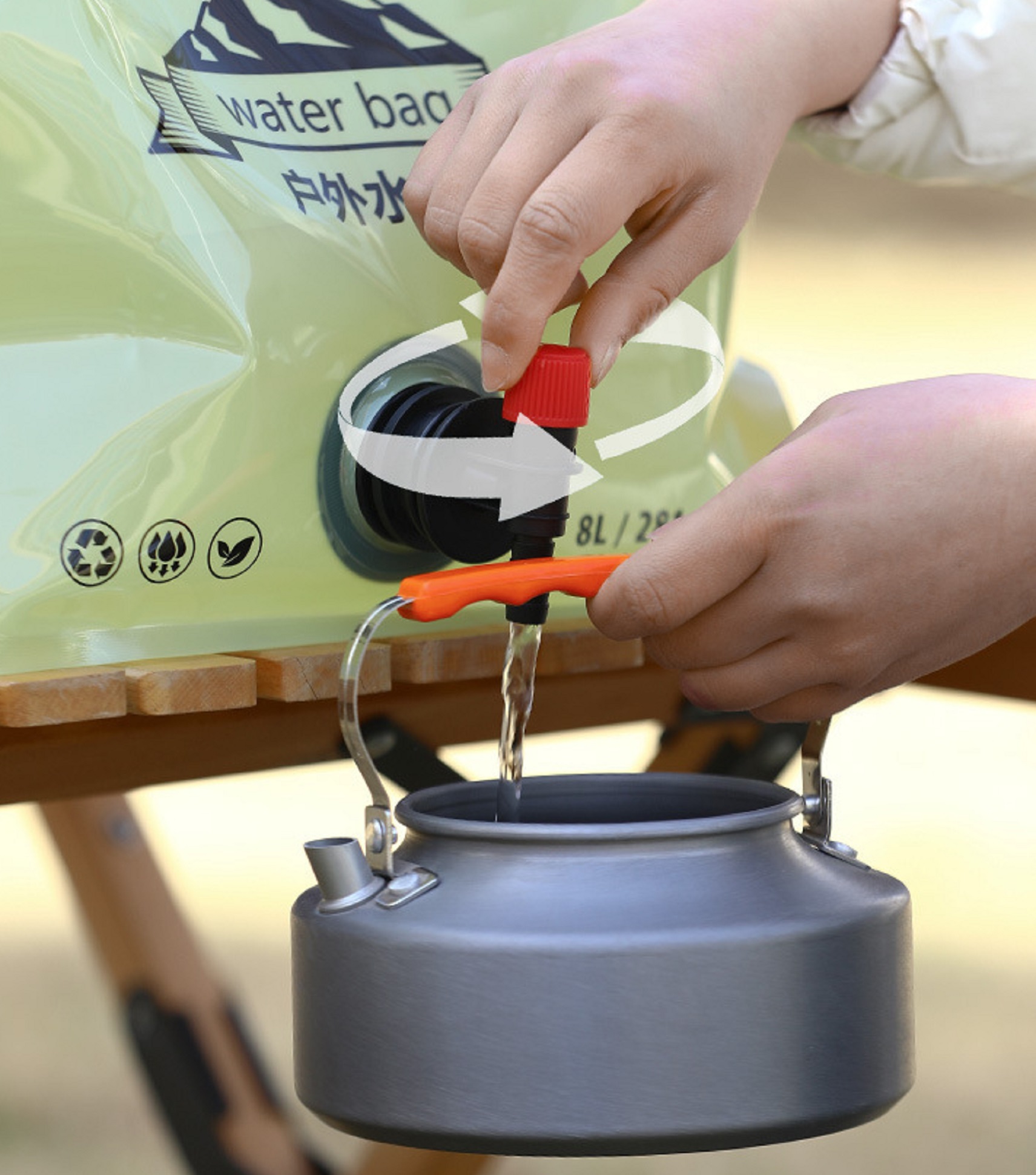 Outdoor Portable Foldable Water Bag 4