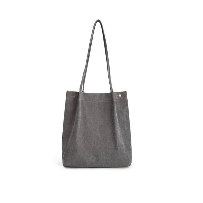 Portable Corduroy Tote Bag 5