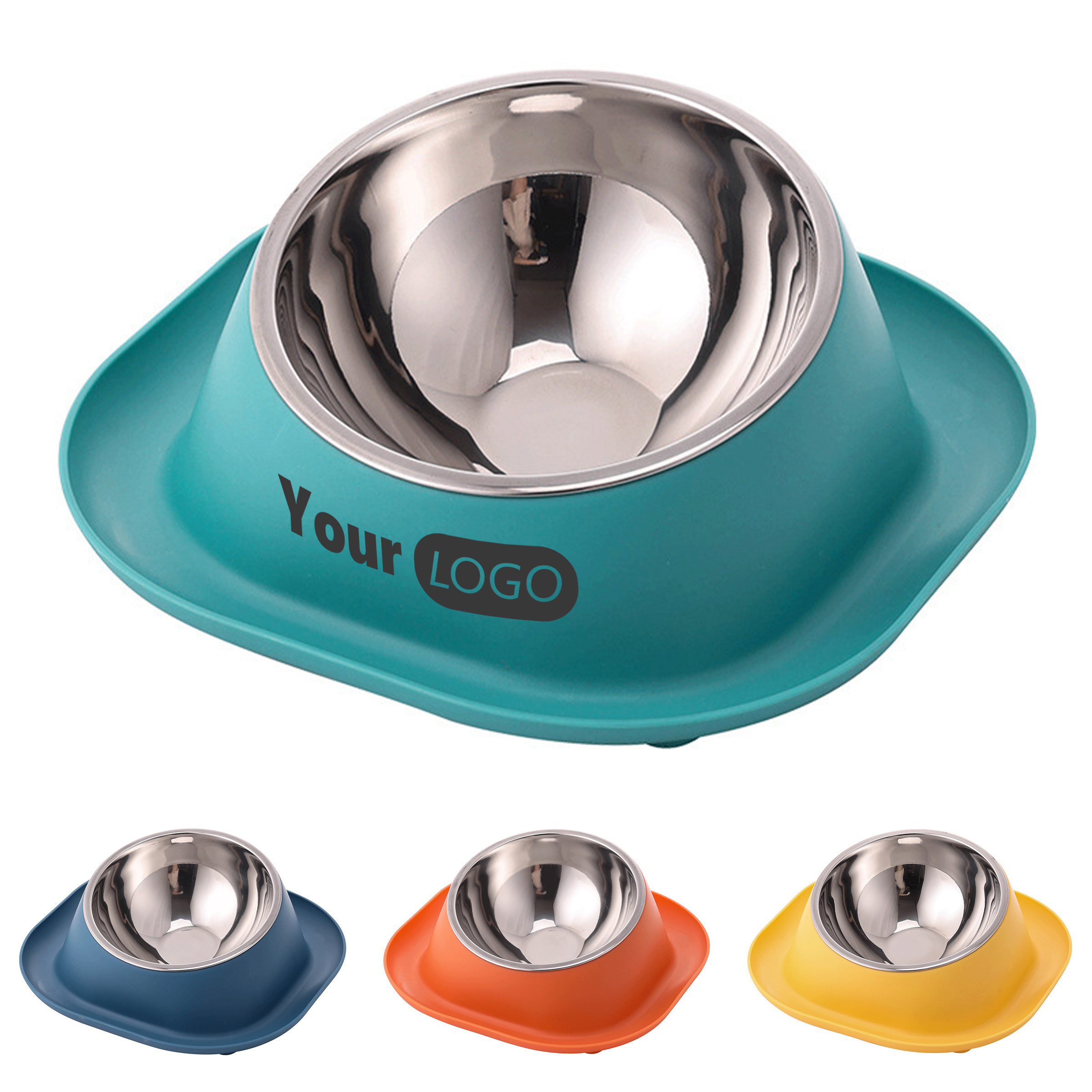 Polypropylene Anti Leakage And Easy To Clean Pet Single Bowl 3