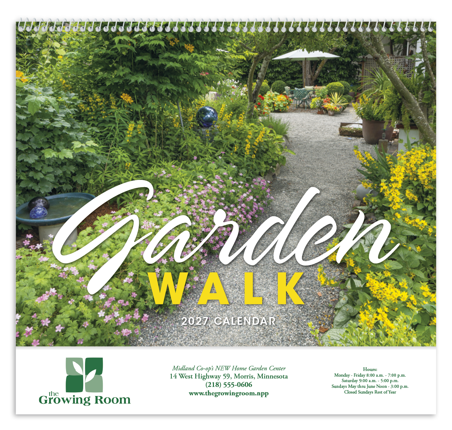 Good Value™ Garden Walk - Spiral Calendar 53