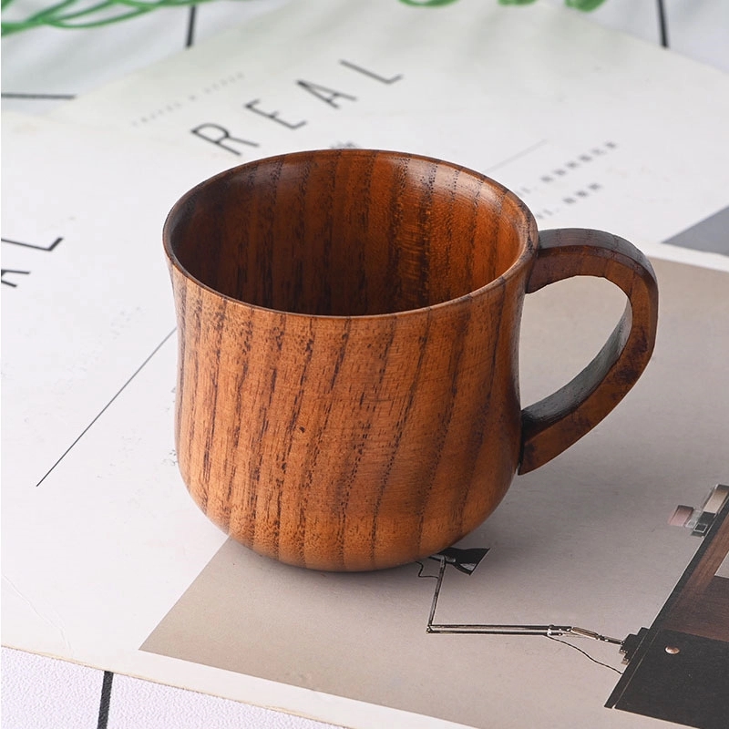 5 oz Jujube-Wood Coffee Mug Desk Cup With Handle, custom stadium cup with logo imprint 6
