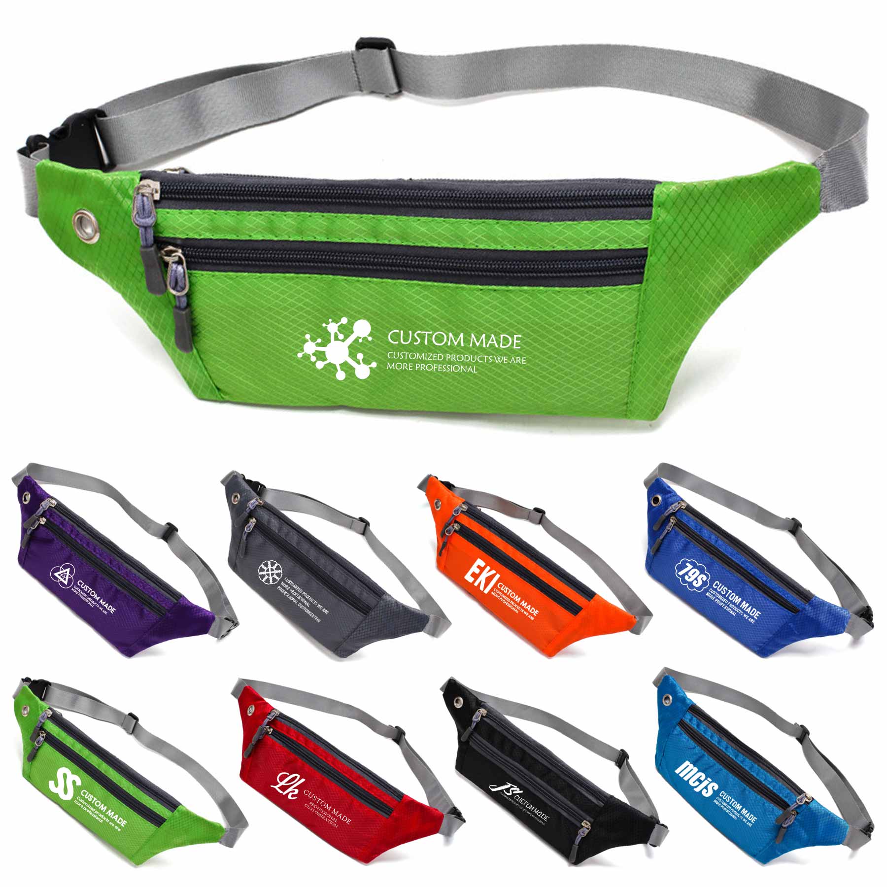 Adjustable Zipper Fanny Pack 2