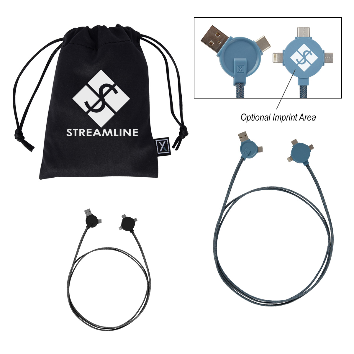 5 Ft. 3-In-1 Lithium CC - Charging Cable