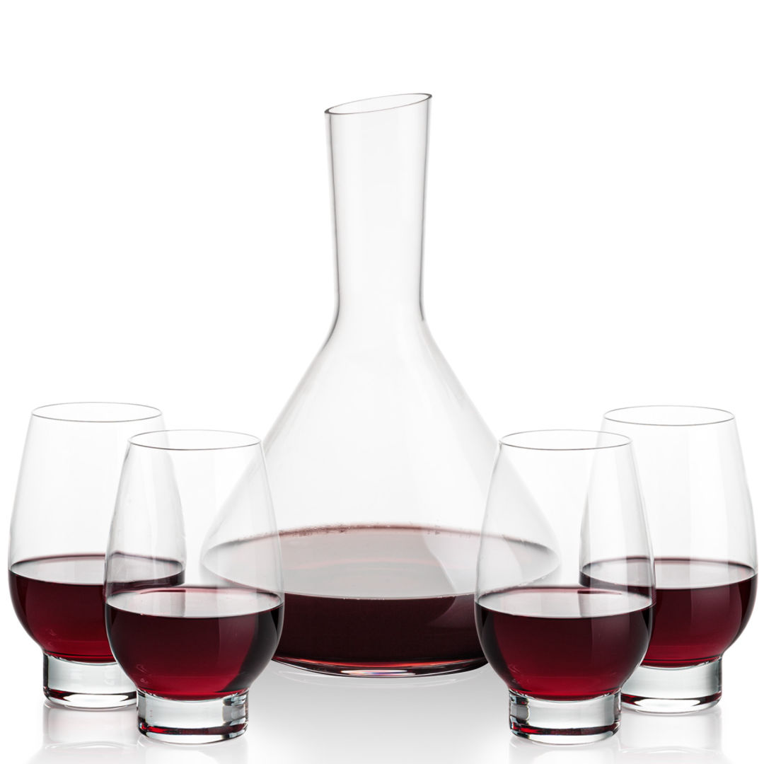 Terrassa Carafe & Glenarden Stemless Wine 5