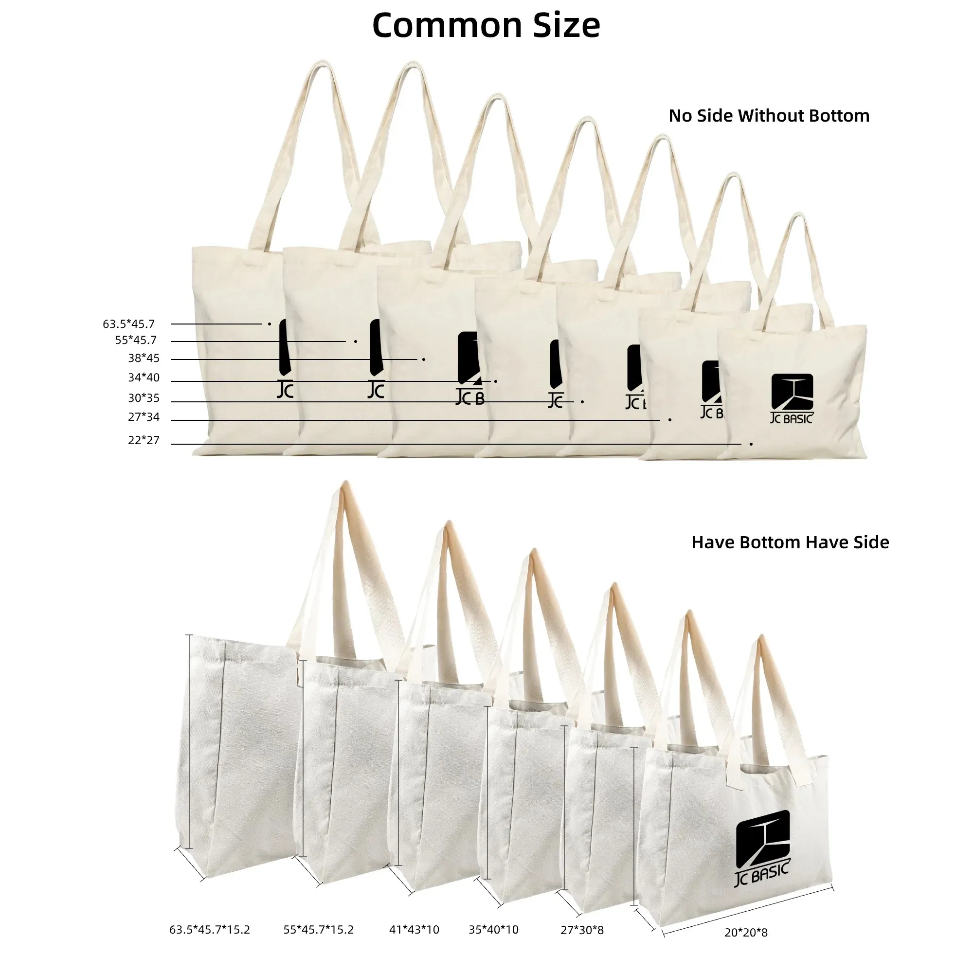 Extra Large Custom Cotton Canvas Tote Bag, custom tote bag with logo imprint 5