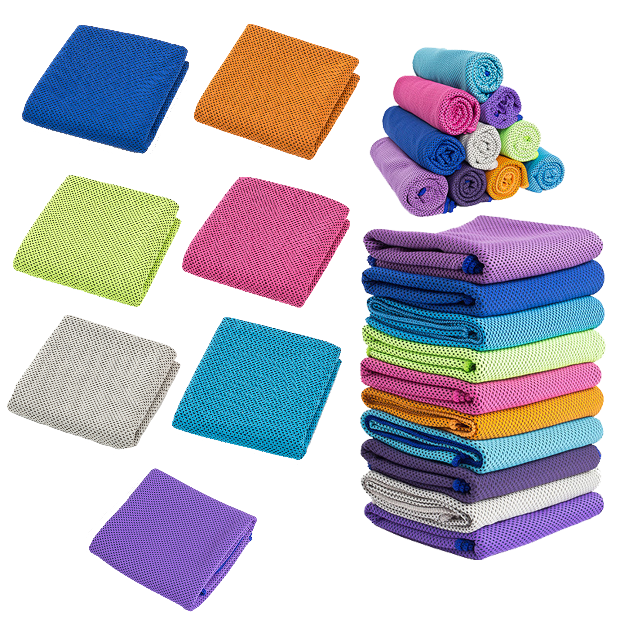 Custom 11.9"x39.4" Sports Cooling Ice Towel