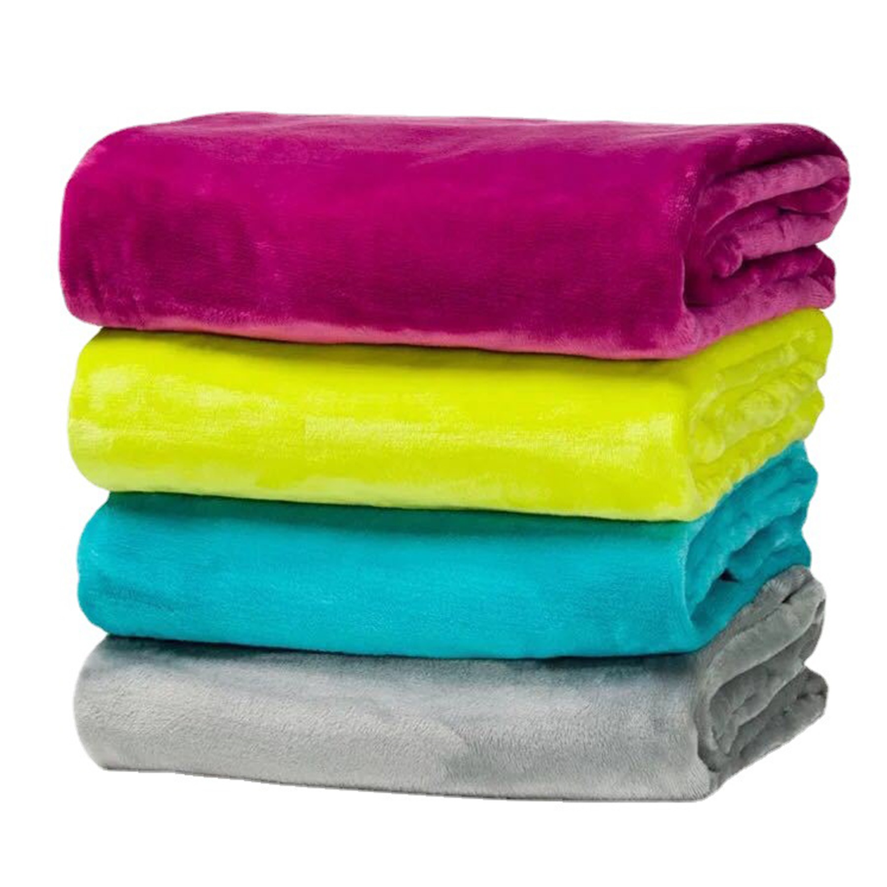 Solid Color Flannel Blanket 4