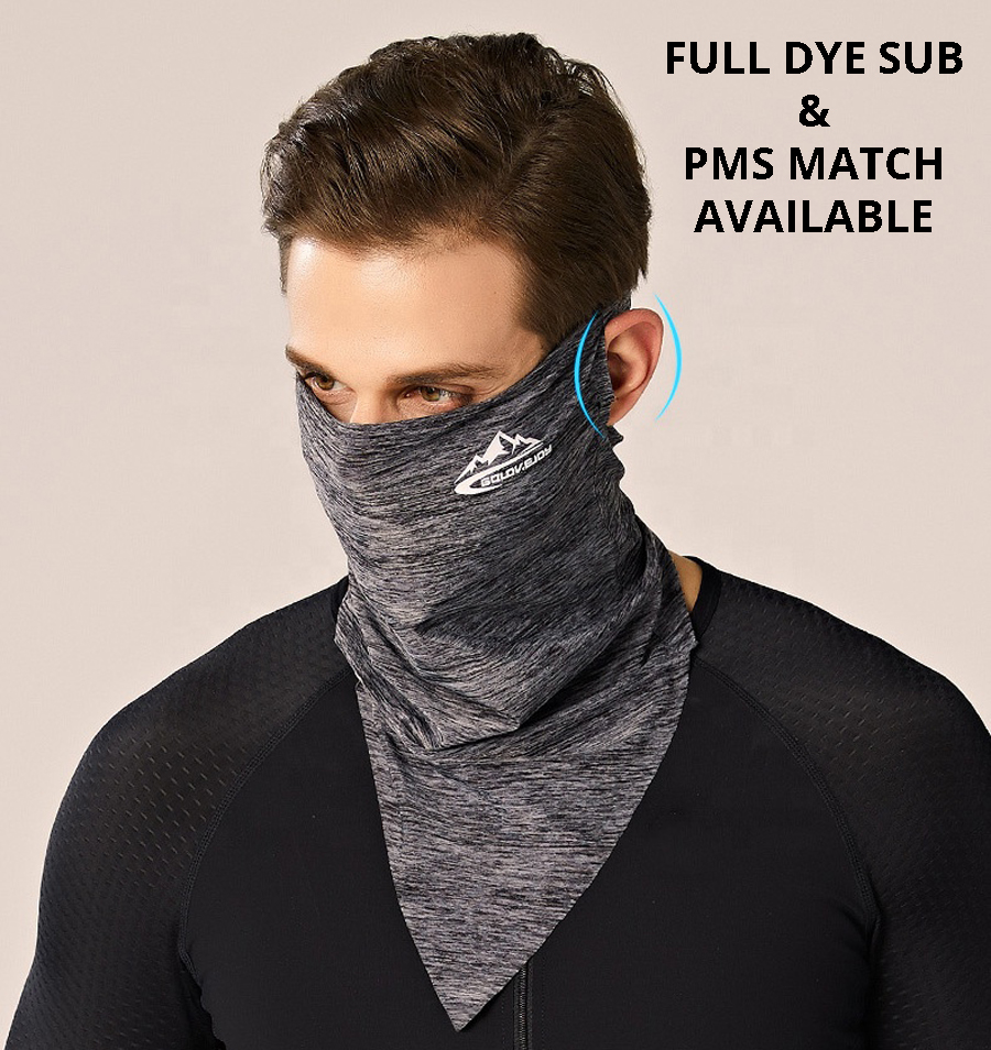 Full Color Neck Gaiter Face Mask - W/ Ear Loops 4