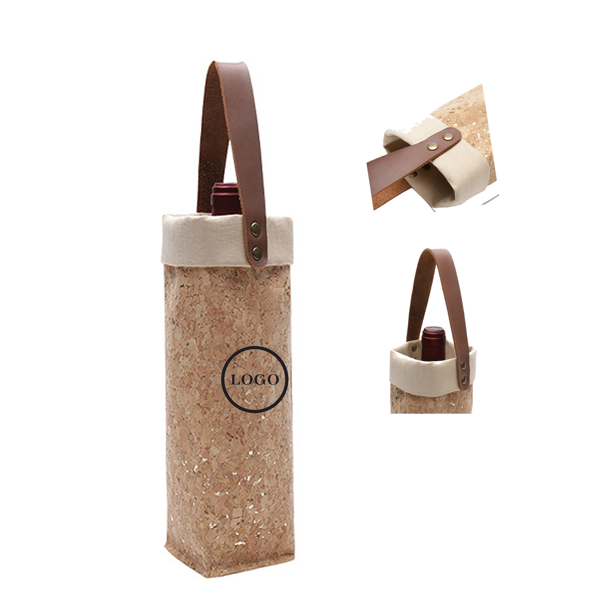 Reusable High-Grade Cork Wine Bag 1