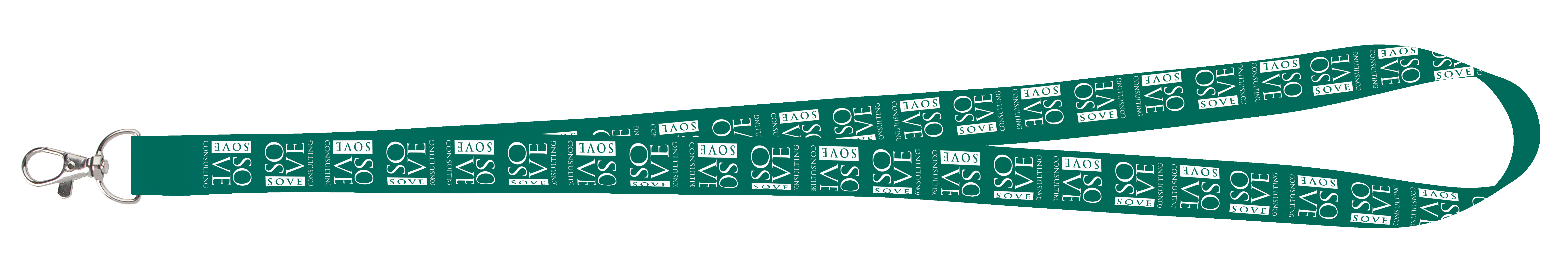 Universal Source® 3/4" Satin Screen Print Lanyard 24