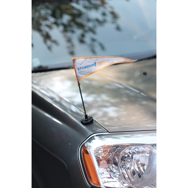 Digital Printed Magnetic Car Flag - wPoly 2