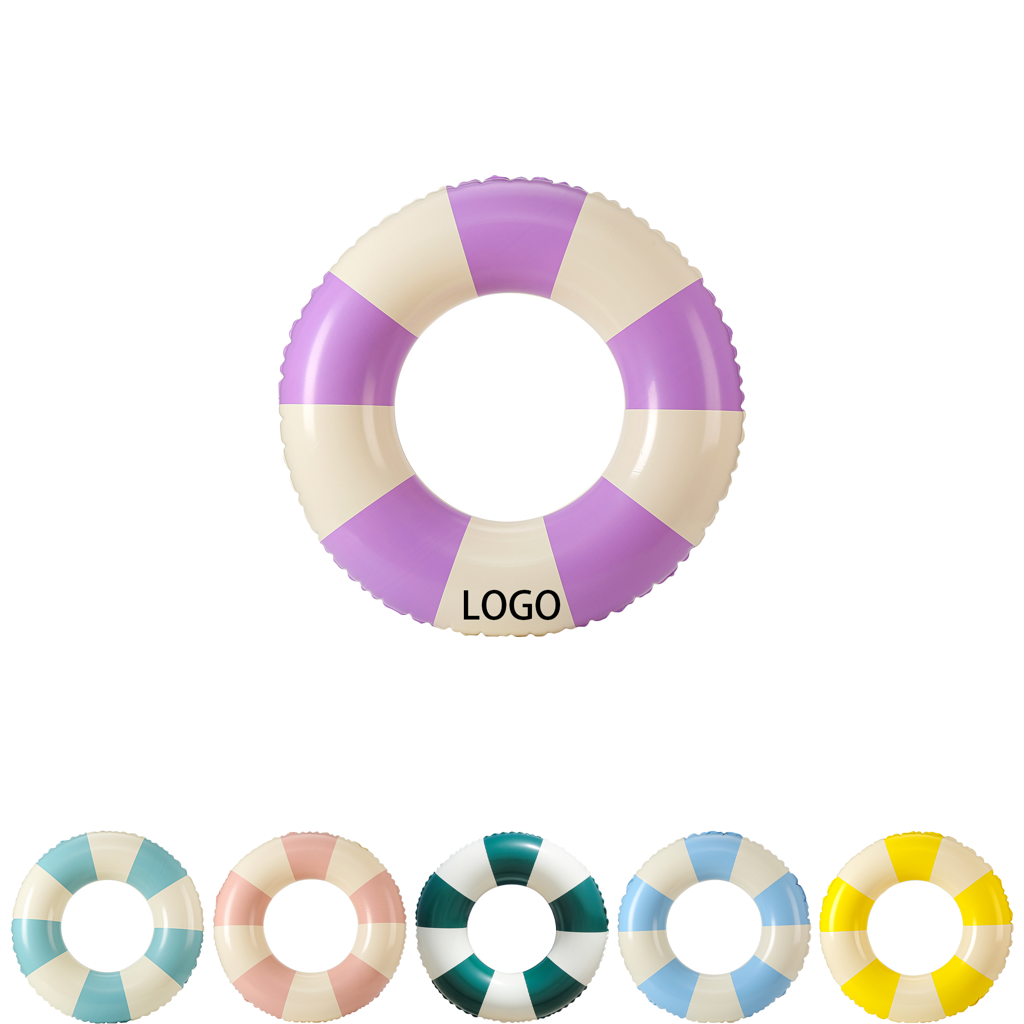 Vintage Thick PVC Swim Ring 2