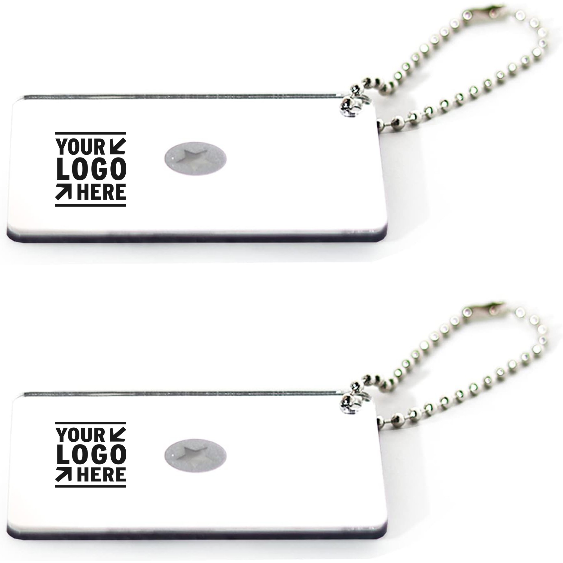 2 Pieces Signal Mirror Survival Reflective Outdoor Multifunctional Signal Emergency Rescue Mirror 2