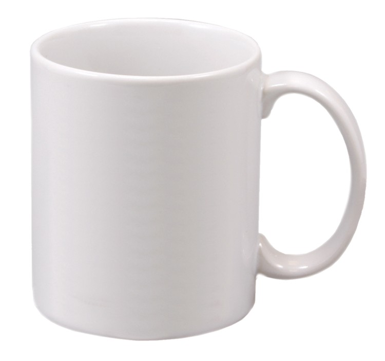 11 oz. White Custom Dye Sublimated Ceramic Mug 1