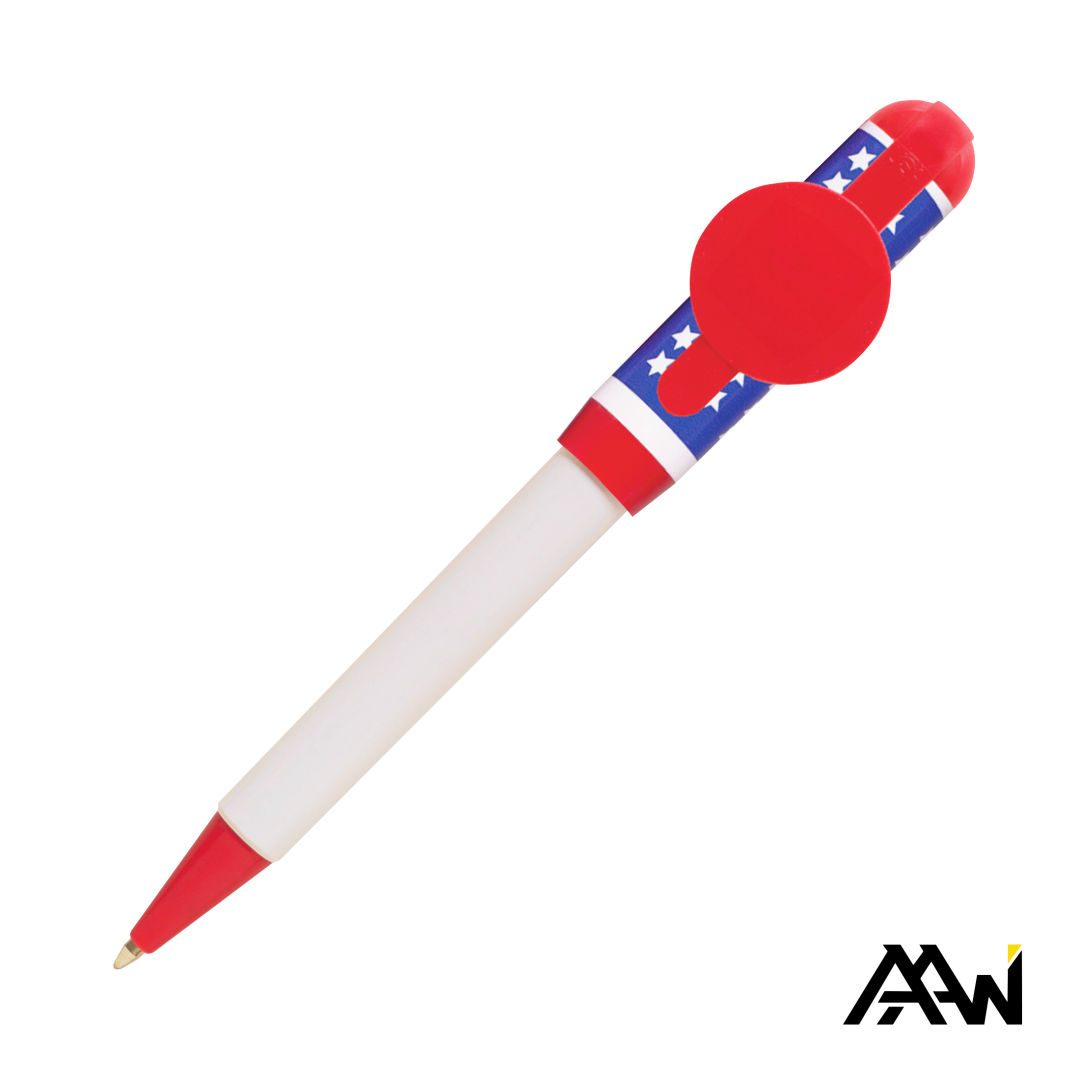 Jumbo QR Billboard Twist Pen - Decorated Cap 2