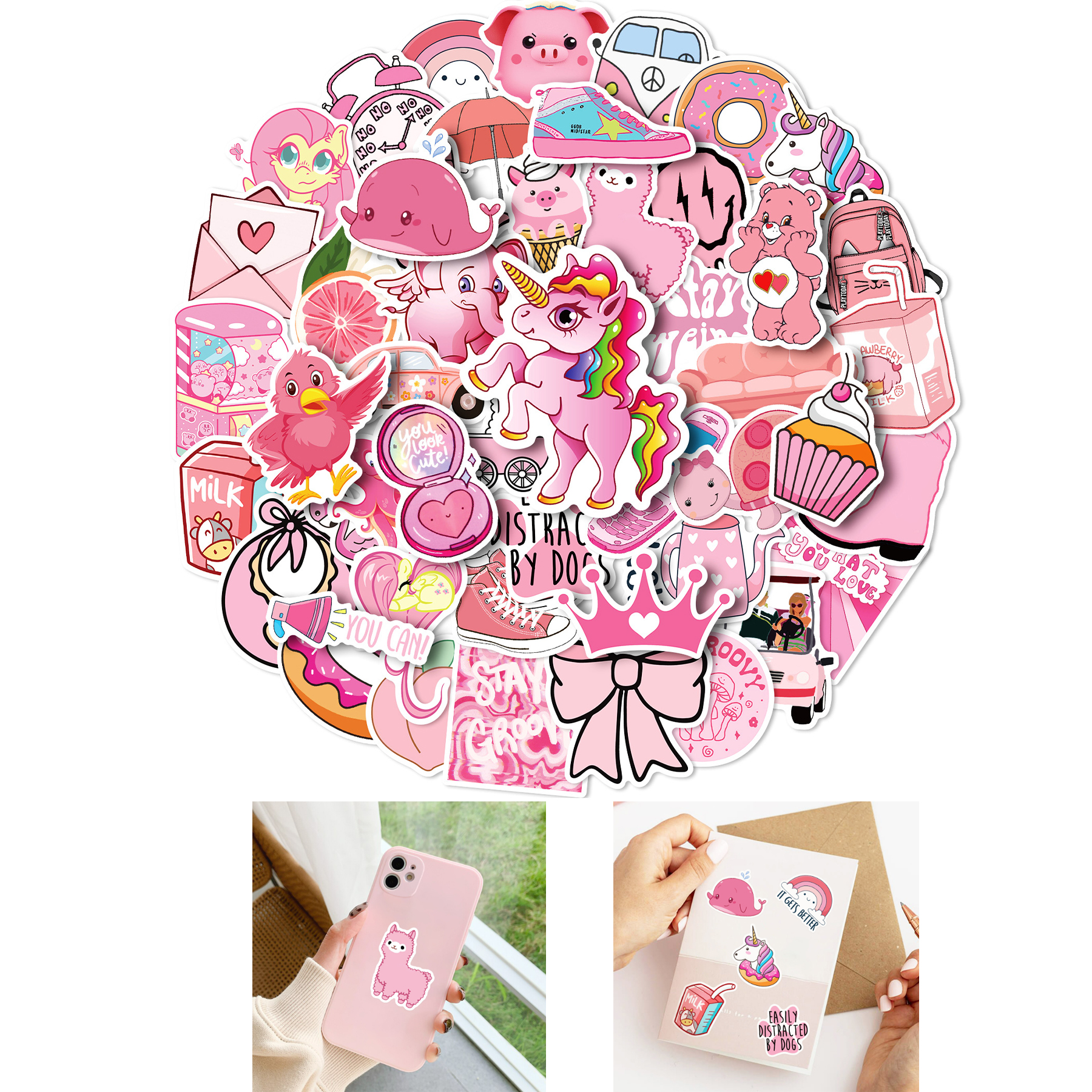 50 PCS Preppy Stickers 2