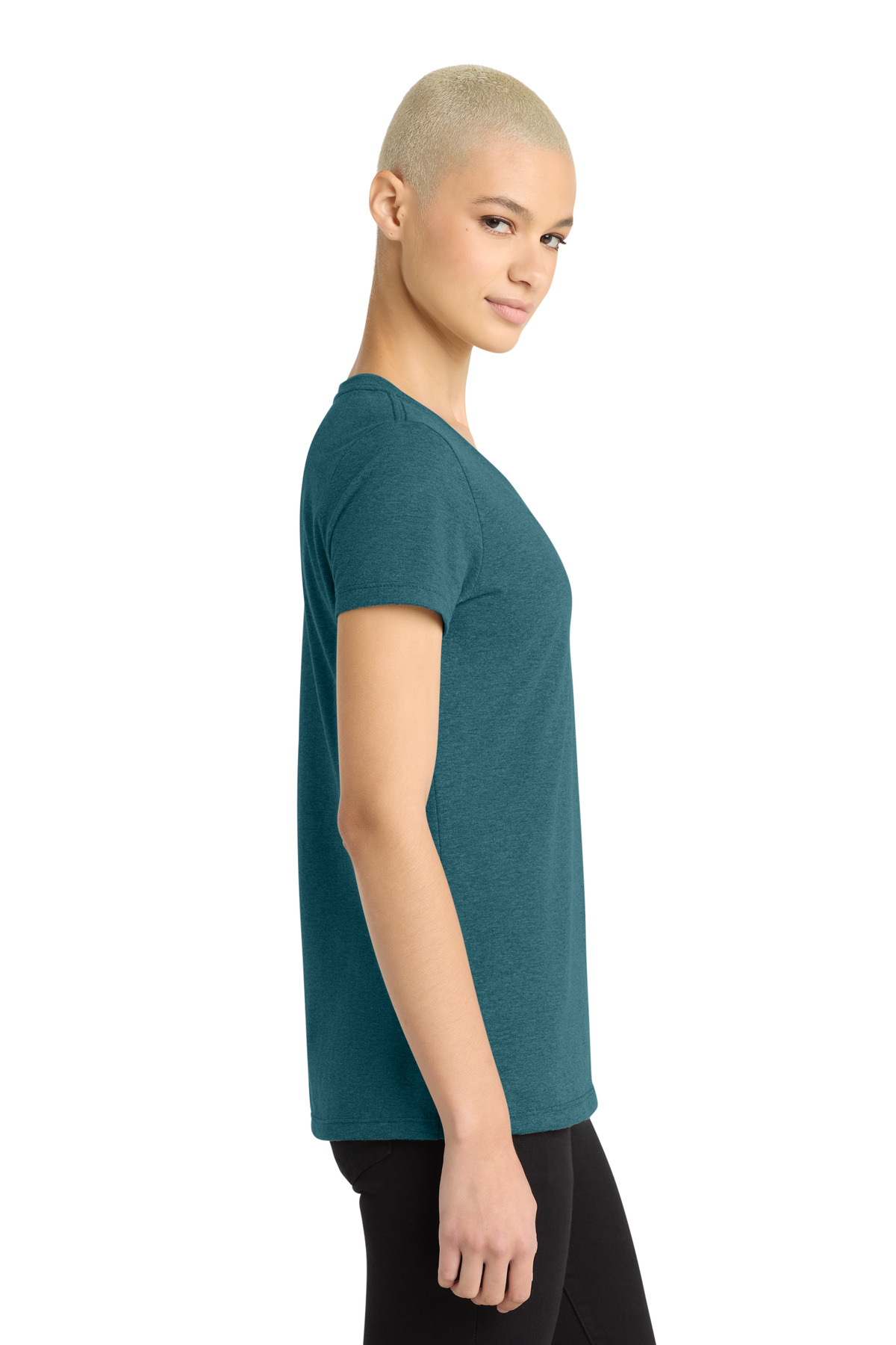 District - Women's Perfect Weight V-Neck Tee. DM1170L 152