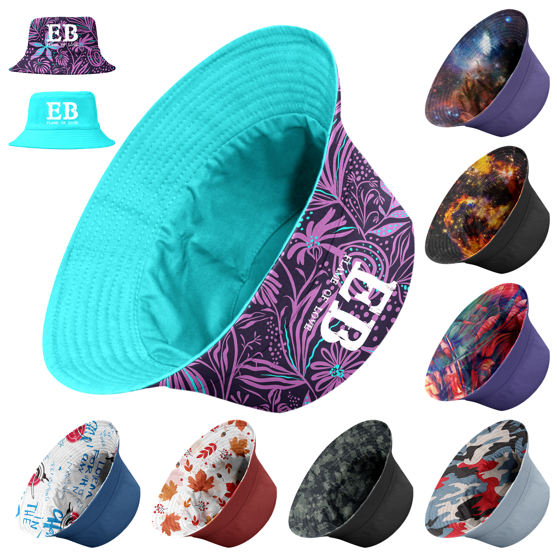 Reversible Bucket Hat 1