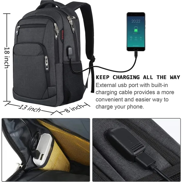 15.6 Inch Laptops Travel Backpack 5