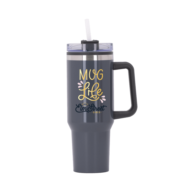 Behemoth 40 oz. Hugo Plastic Interior Stainless Steel Travel Mug 26