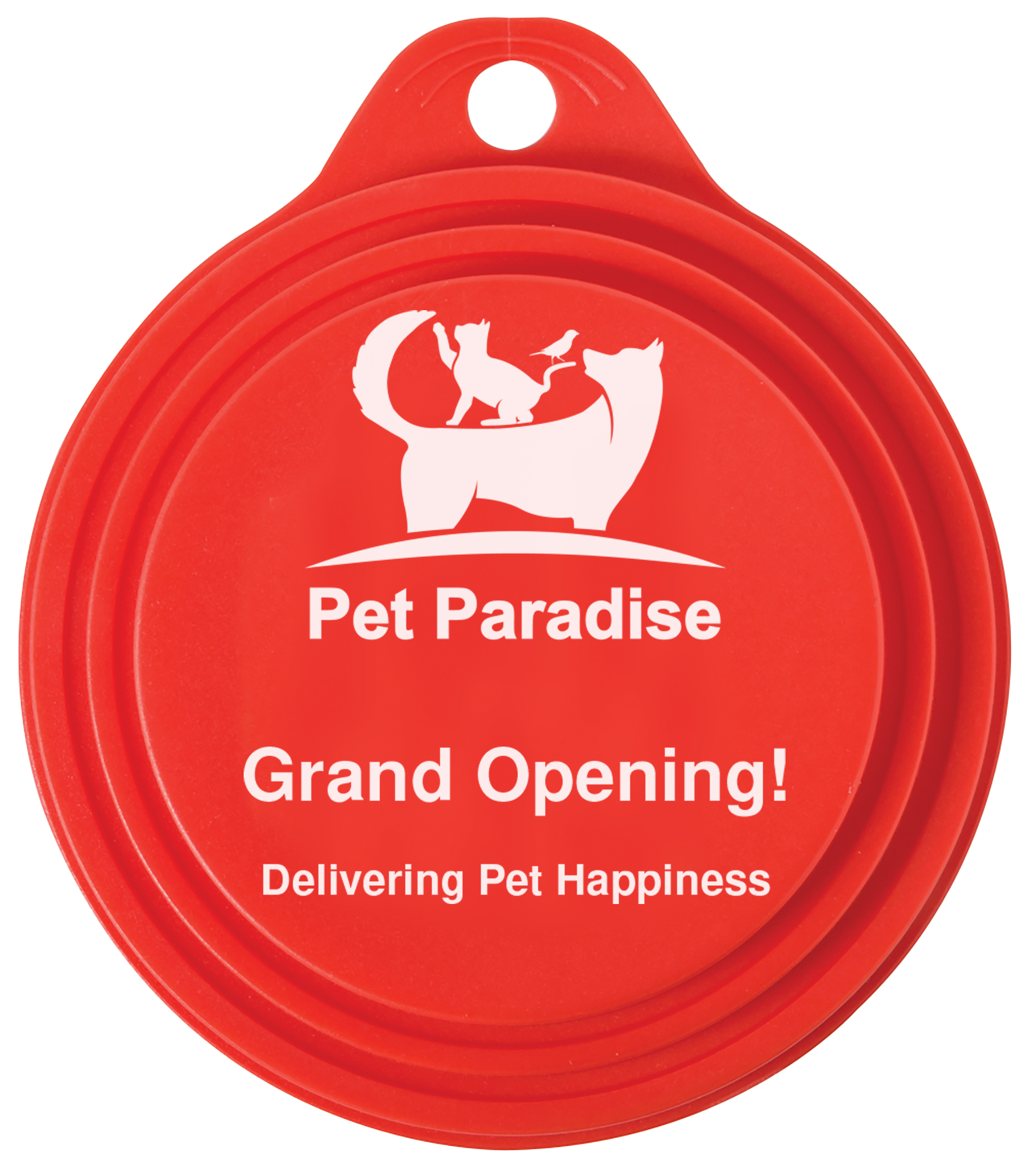 Red Pet Canned Food Lid (3.375" x 0.5")
