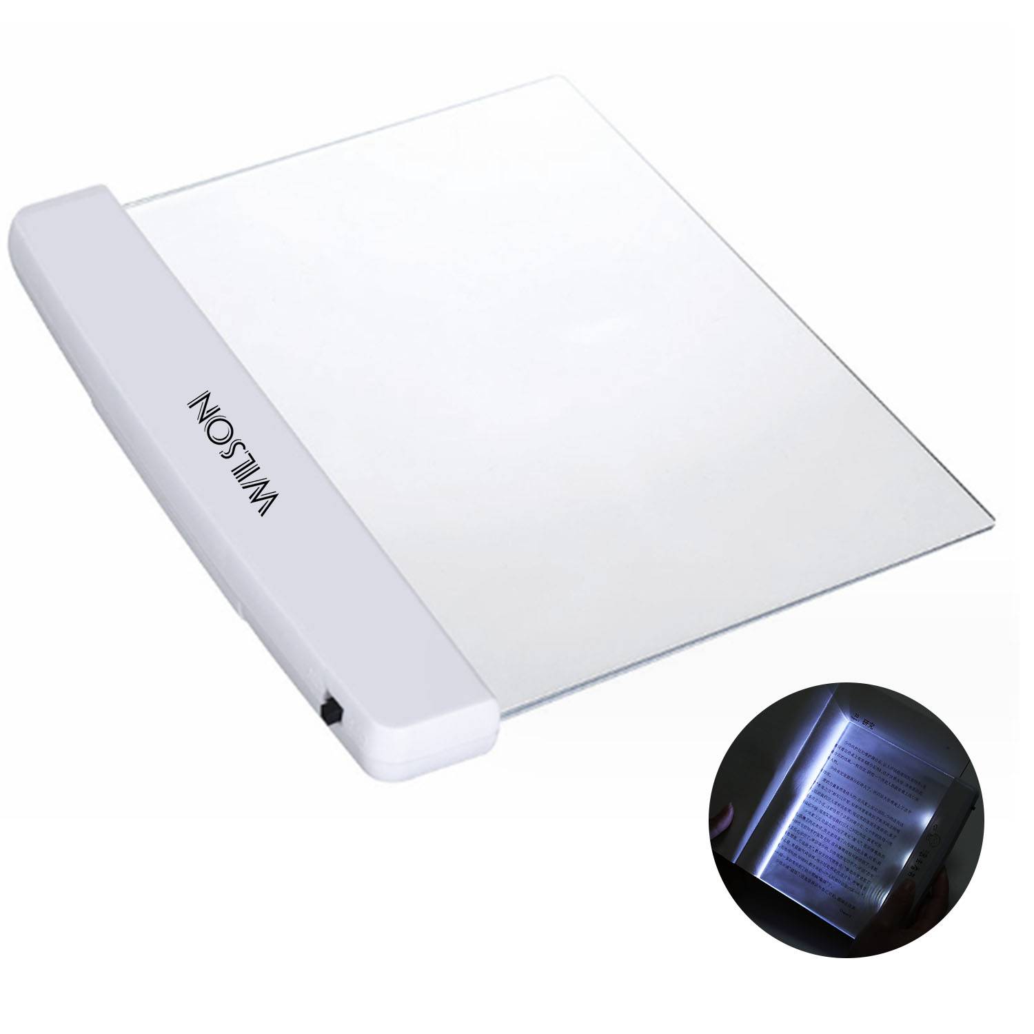 LED Transparent Flat Reading Light 2