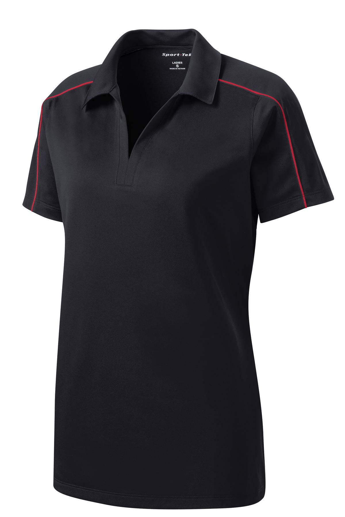 Sport-Tek Women's Micropique Sport-Wick Piped Polo. LST653 5