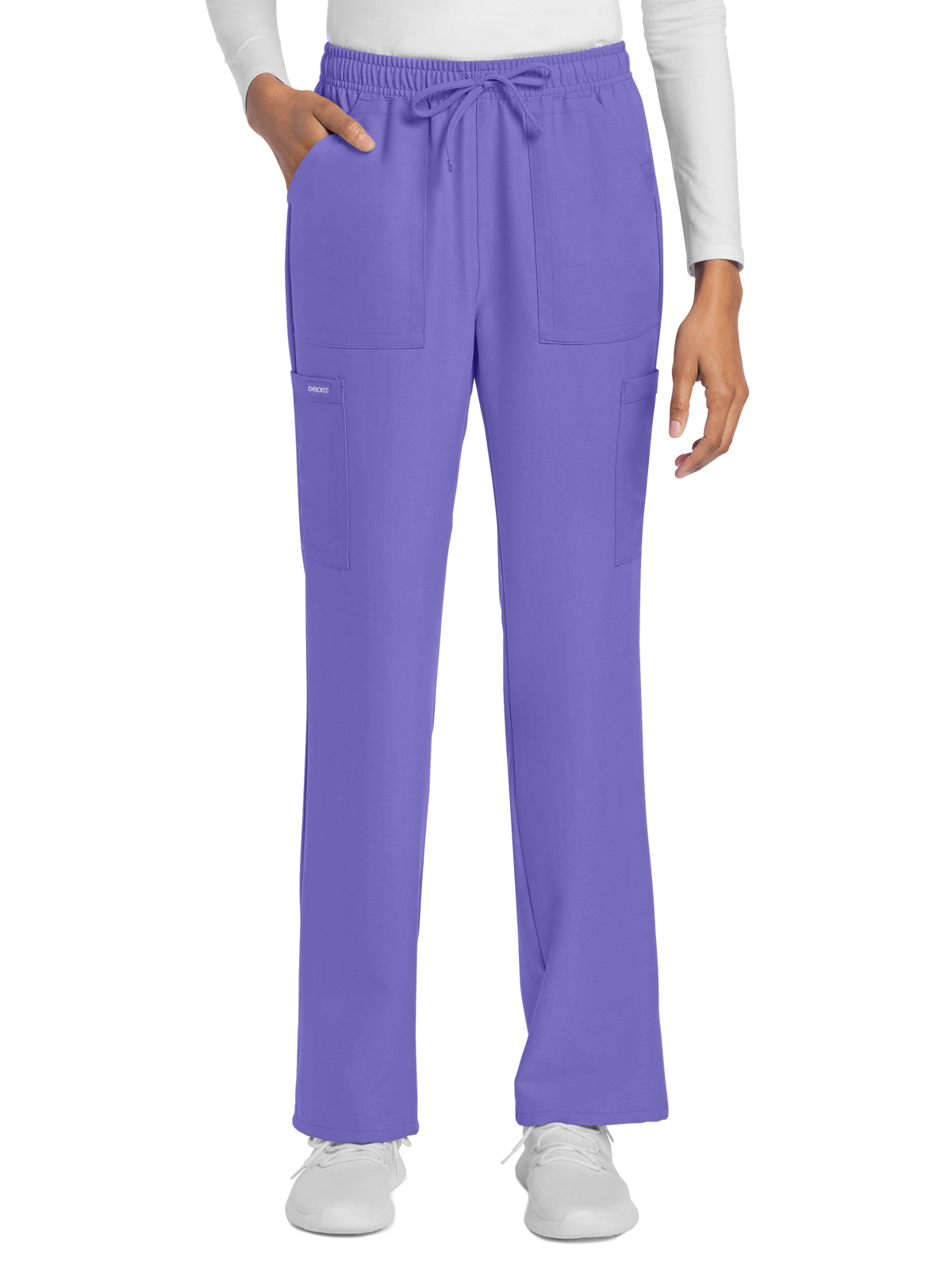 Cherokee - WW Originals Ultra - Women's 4-Pocket Drawstring Cargo Pant 50