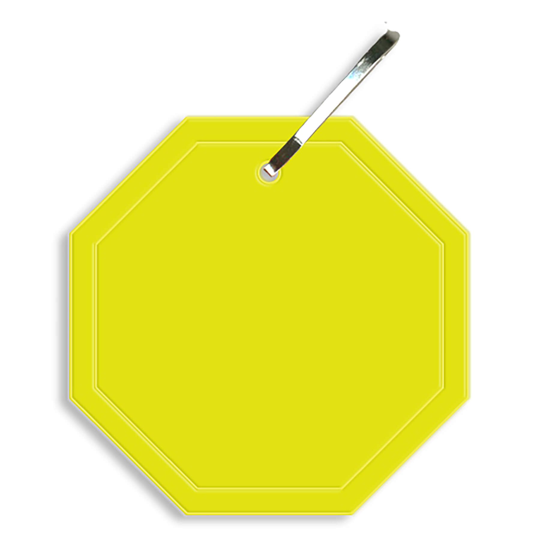 Octagon Reflective Zipper Pull 11