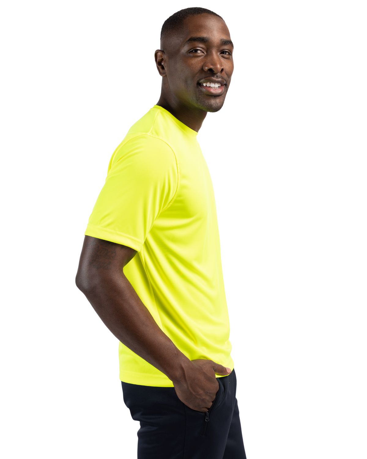 Clique Spin Solution-dyed Performance Jersey Mens Short Sleeve Tee 57