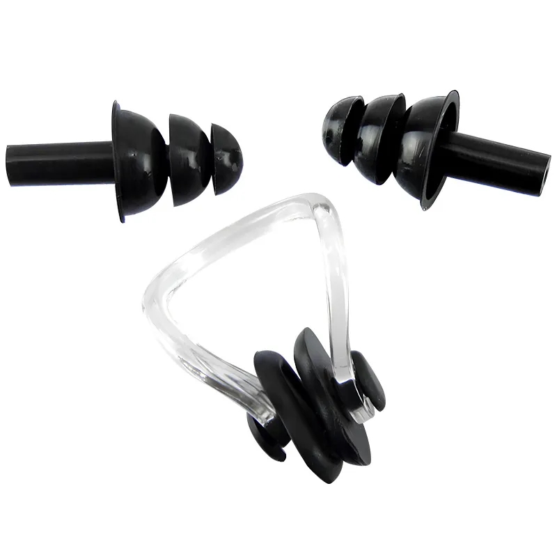 Silicone Swimming Earplugs and Nose Clip Set 13