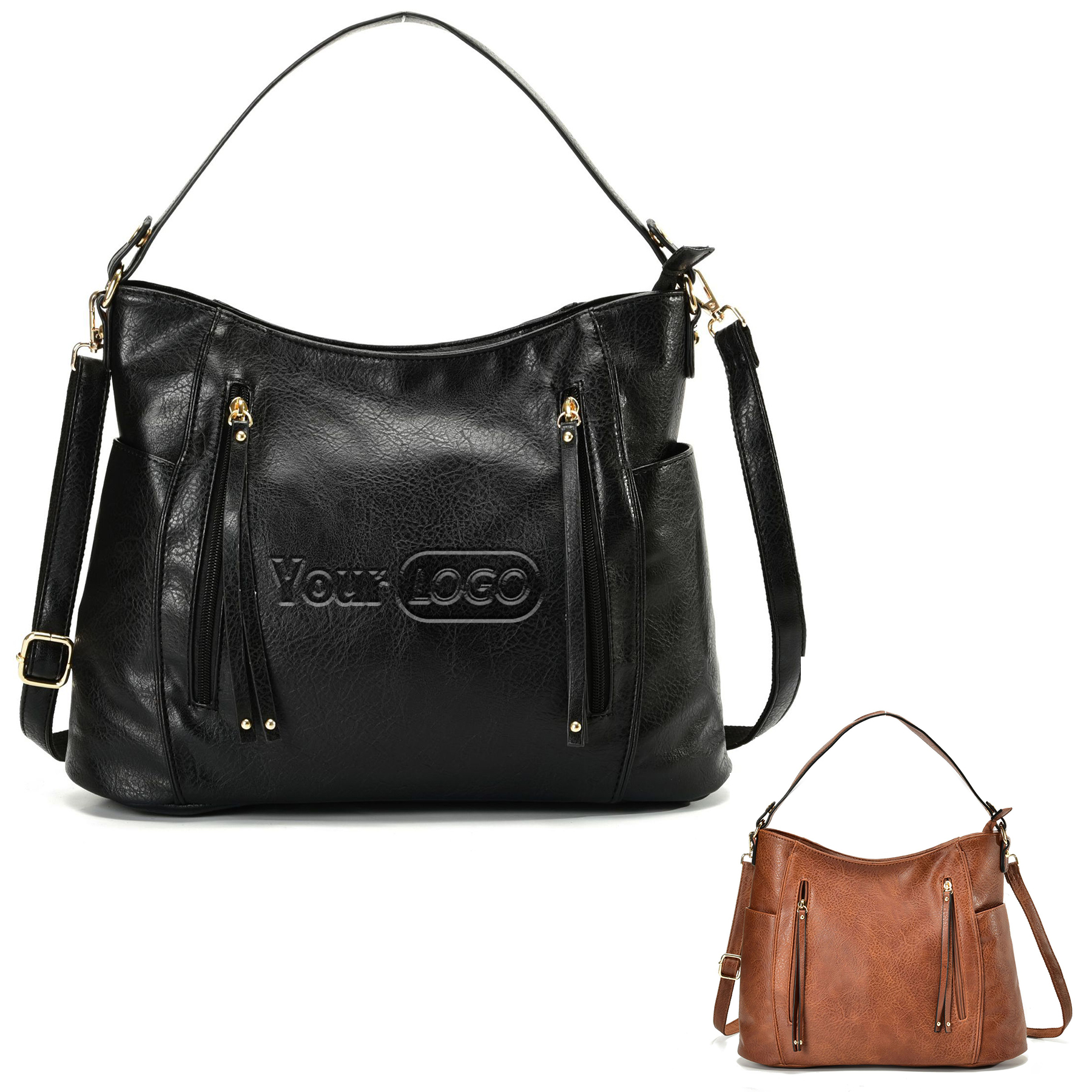 PU Lapsting Hobo Bag for Women 3
